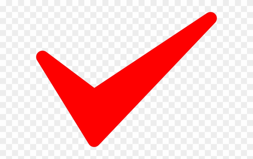 Red Tick Clip Art At Clker Com Vector Clip Art Online - Tick Clipart #170408