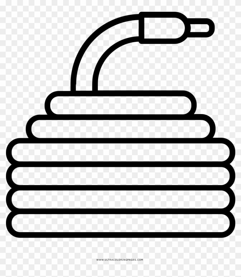 Fire Hose Coloring Page - Paper Presentation Icons #170458