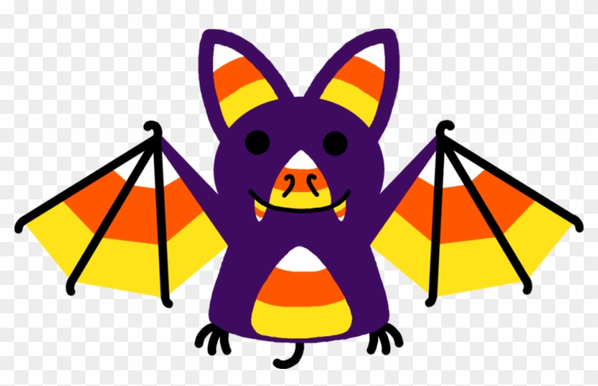 Candy Corn Bat By Toonskribblez On Clipart Library - Candy Corn Bat By Toonskribblez On Clipart Library #170761