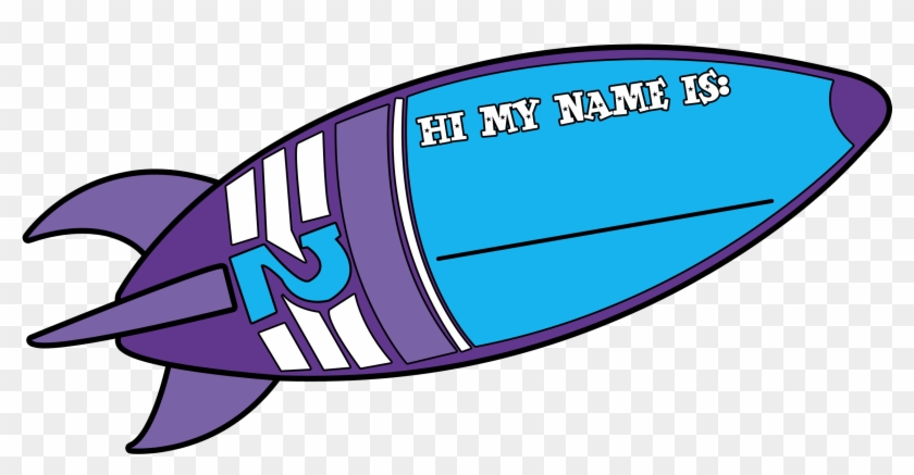 Spaceship Pictures For Kids Cliparts - Space Name Tag #171434