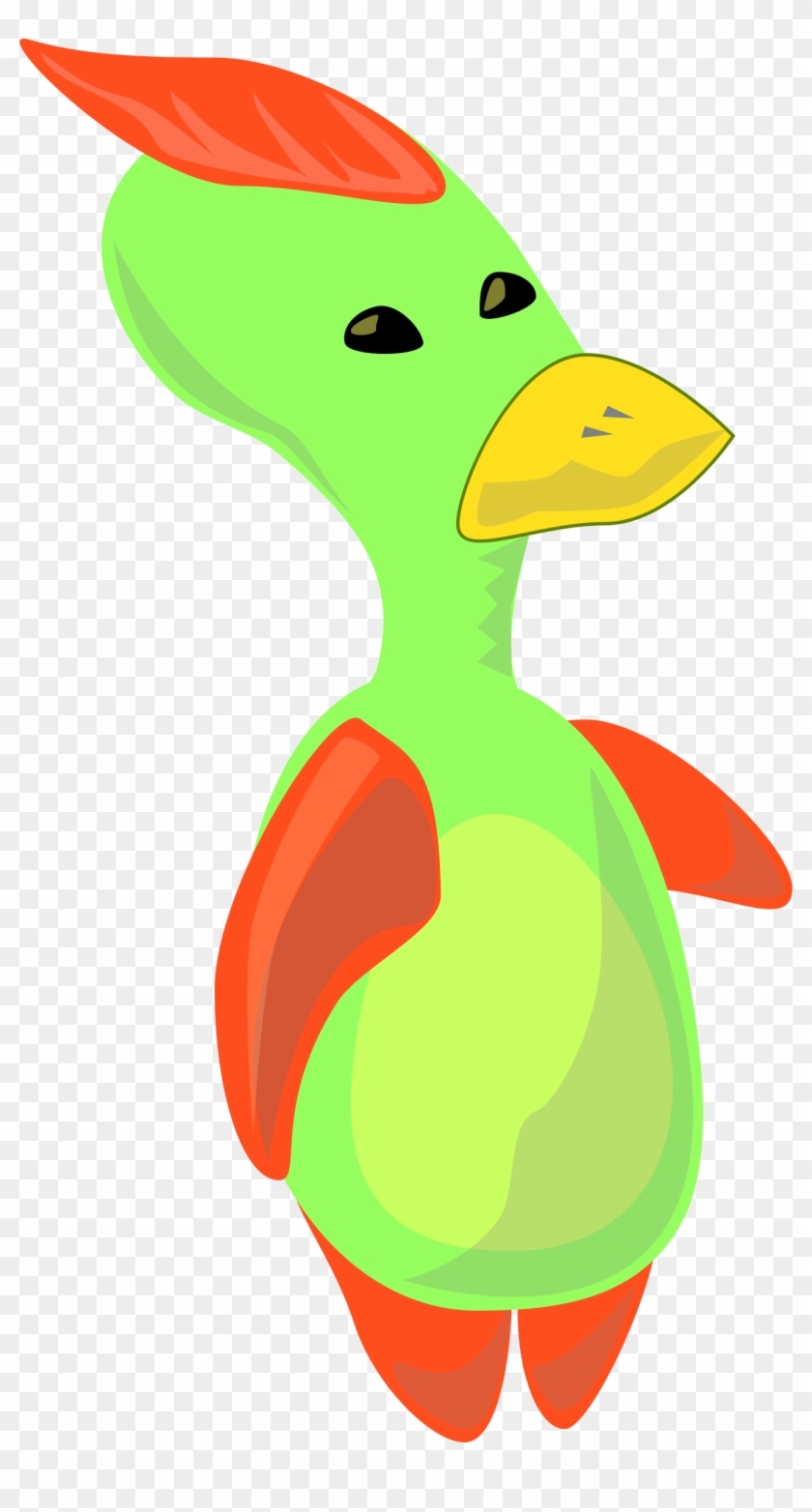 Free Vector Alien Duck Clip Art - Alien Duck #171553