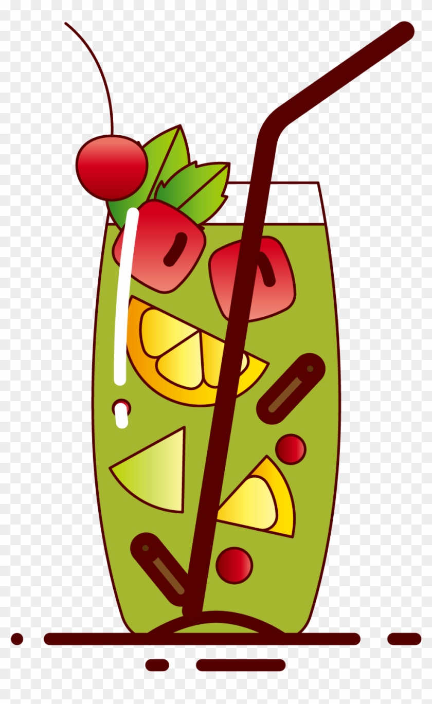 Ice Cream Juice Green Tea Iced Tea Drink - Drink #171968