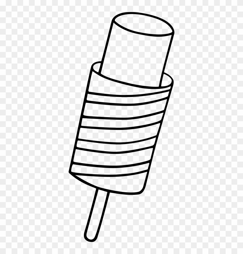Free Glace 4 Bw Free Glace 7 Bw - Ice Cream Sundae Drawing #172513