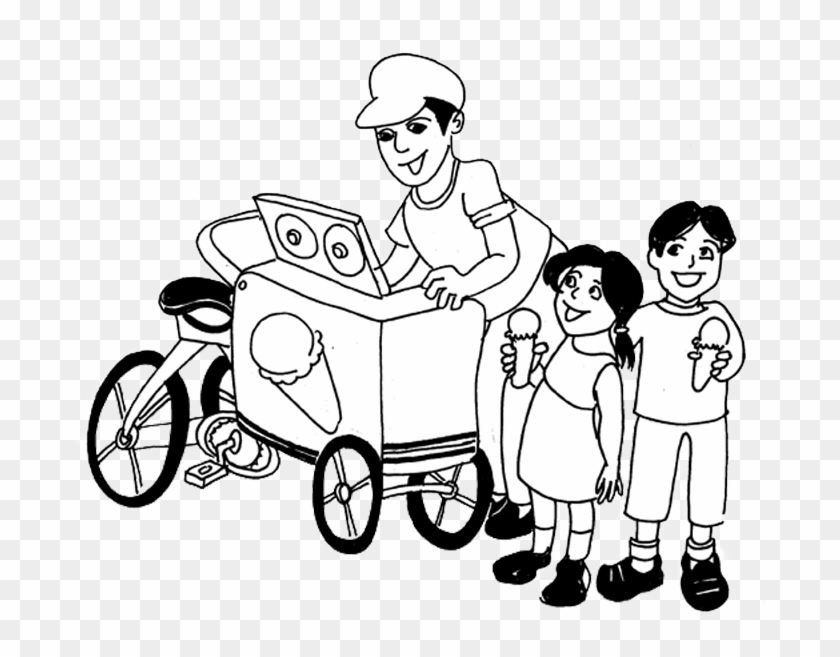 Aman - Ice Cream Seller Drawing #172805