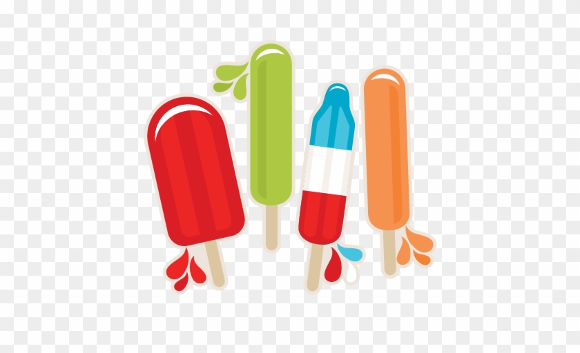 Popsicle Set Svg Scrapbook Cut File Cute Clipart Files - Popsicles Clipart Png #172905