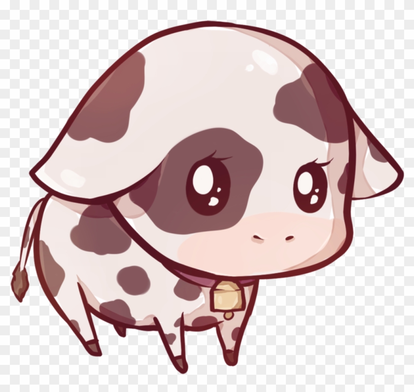 Kawaii Cow By Dessineka On Deviantart - Kawaii Cow #173332