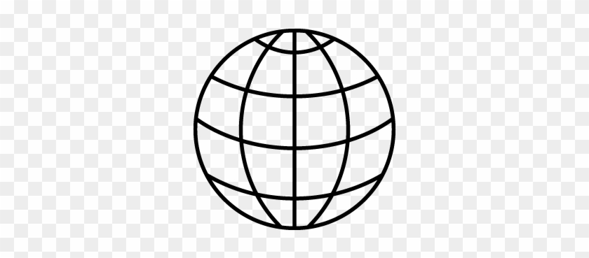 Black And White Globe Png Images Pictures - Fork Clip Art Black And White #173404