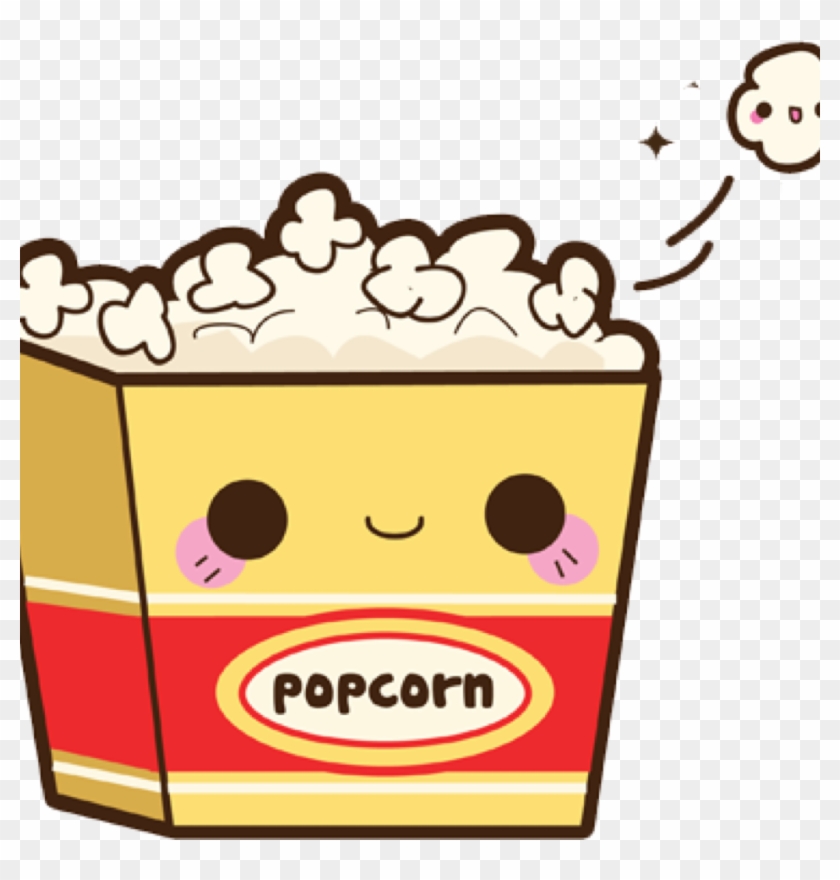 Popcorn Drawing Kavaii Ice Cream Cones Clip Art - Popcorn Drawing Kavaii Ice Cream Cones Clip Art #173443