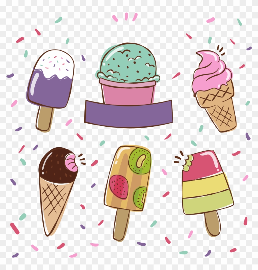 Ice Cream Cone Parfait Chocolate Ice Cream - รูป ไอ ศ ครีม การ์ตูน #173554