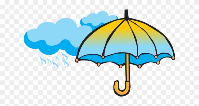 April Showers Bring May Flowers Clip Art - Rain Umbrella Clip Art #173680