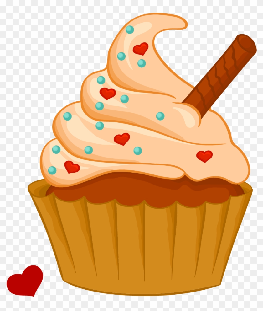 Ice Cream Sundae Christmas Cupcakes Christmas Cake - Cupcake Vector Png #173772