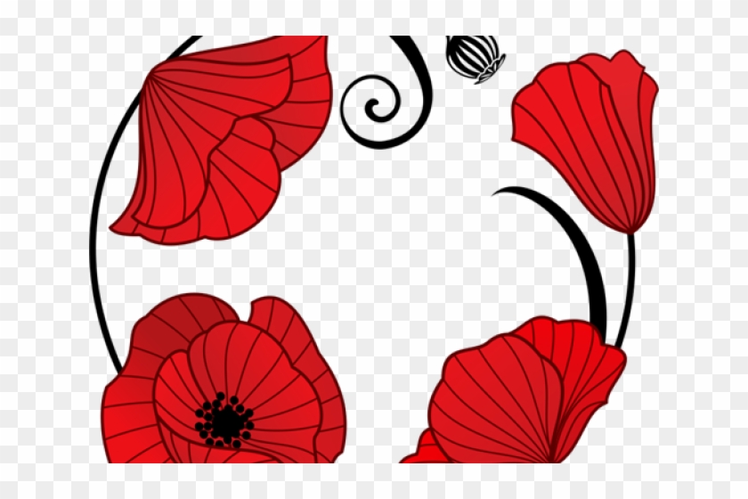 Poppy Clipart Poppy Field - Poppy Clipart Poppy Field #951696