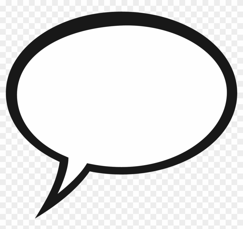 Word Bubble Clipart - Talking Bubble Clip Art #951987