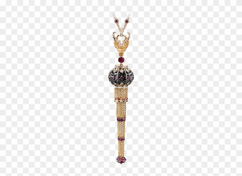 Yellow Gold 18kt, White Diamonds, Emeralds, Rubies - Internet #952722