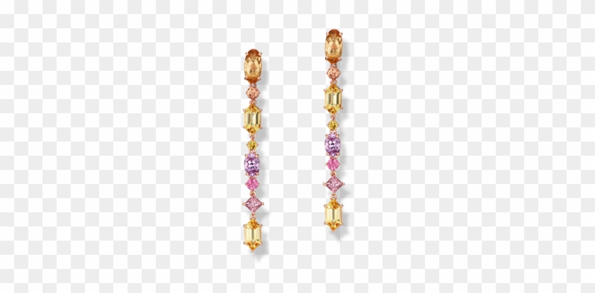 Linear Aerial Silk Earrings - Linear Aerial Silk Earrings #952904