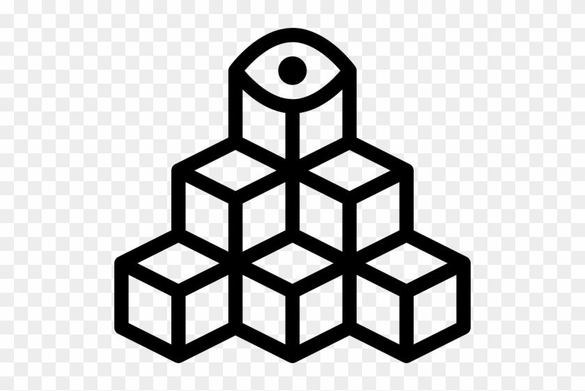 Abstract Geometric Shape - Sugar Cubes Icon #953262
