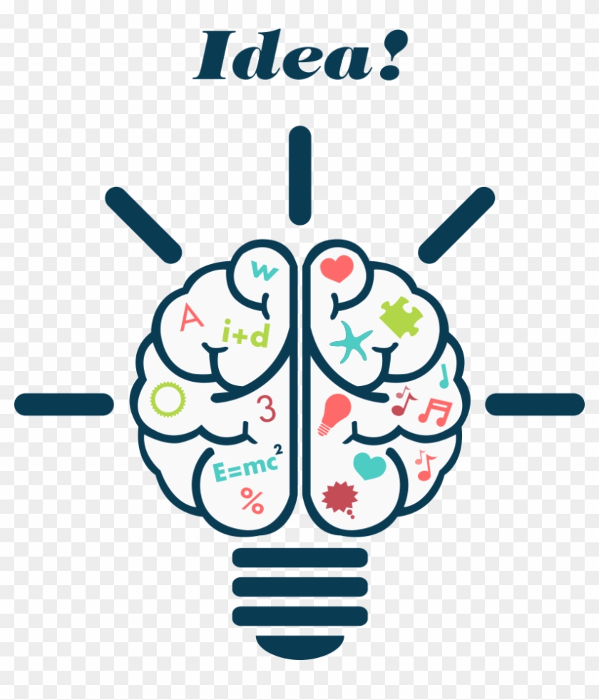 Human Brain Euclidean Vector Illustration - Brain And Math #953622