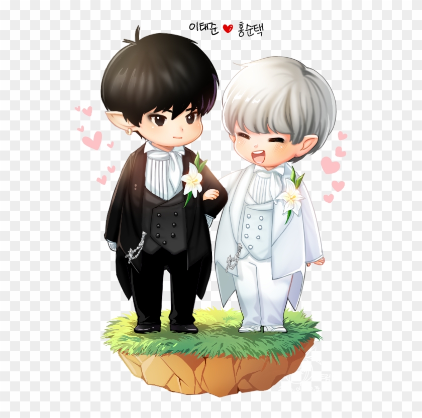 하객분들이 많이 오실 수 있으면 좋겠어요 ㅠㅠ 여러분 제 존잘님들 결혼해여 ㅠ ㅠ 파판 시바서버래여 - Cartoon #953790