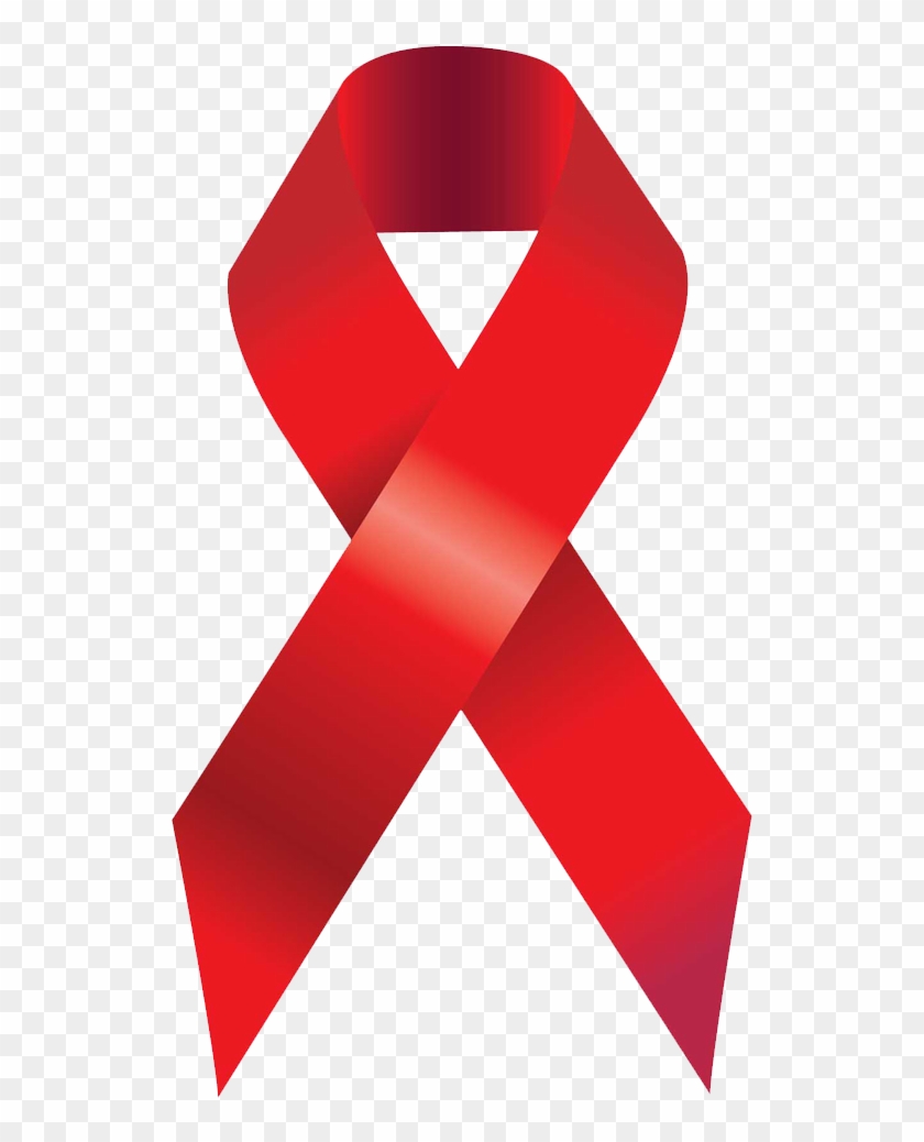 Domestic Violence Red Ribbon Purple Ribbon Aids - Red Ribbon Aids Png #954373