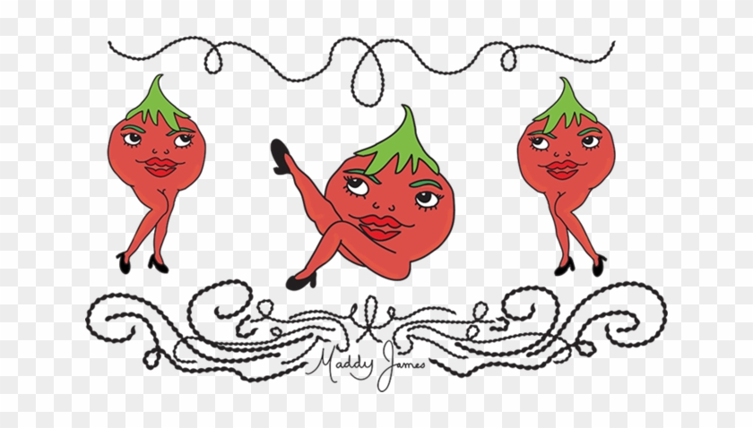 The Logo, Which Is A Sexy Tomato Is In Her Honor, And - Cartoon #954506