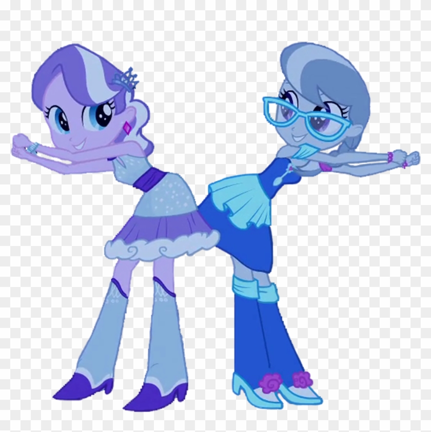Diamond Tiara And Silver Spoon Dancing - My Little Pony Equestria Girls Diamond Tiara #954799