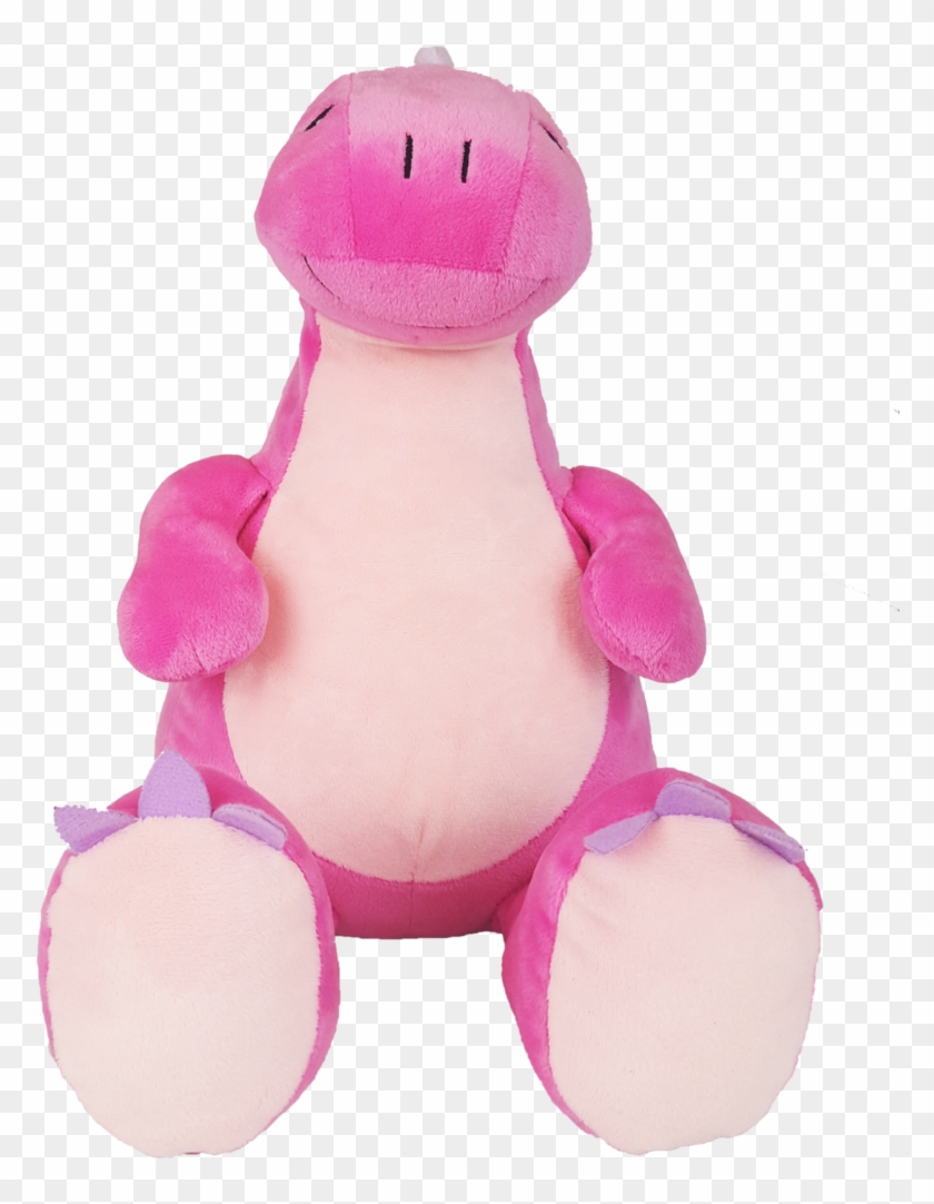 Dinosaur Pink - Monogrammed Me Personalised Stuffed Pink Dinosaur With #954805