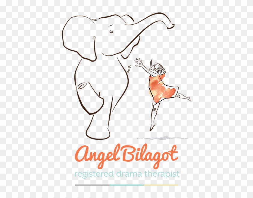 Child Dancing With Elephant - Loungebuddy #954888