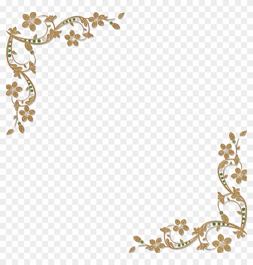 Flowers Corner Borders - Bordes Para Tarjetas De Bodas Png #954960