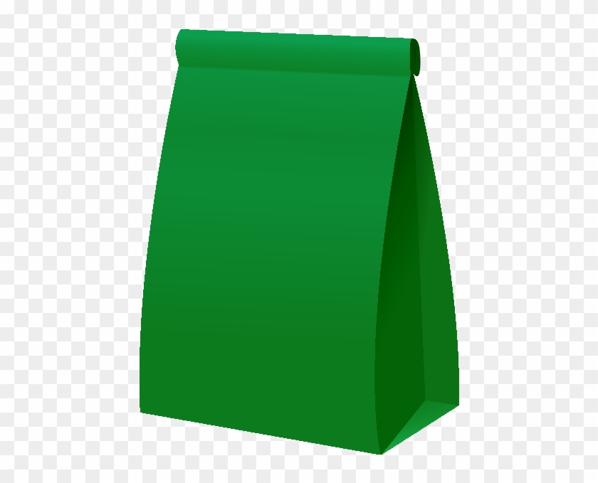 Paper Bag2 Dark Green Vector Icon - Green #955106