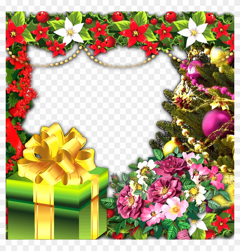 Christmas Frame By Gautamdas1992 Christmas Frame By - Clip Art #955125