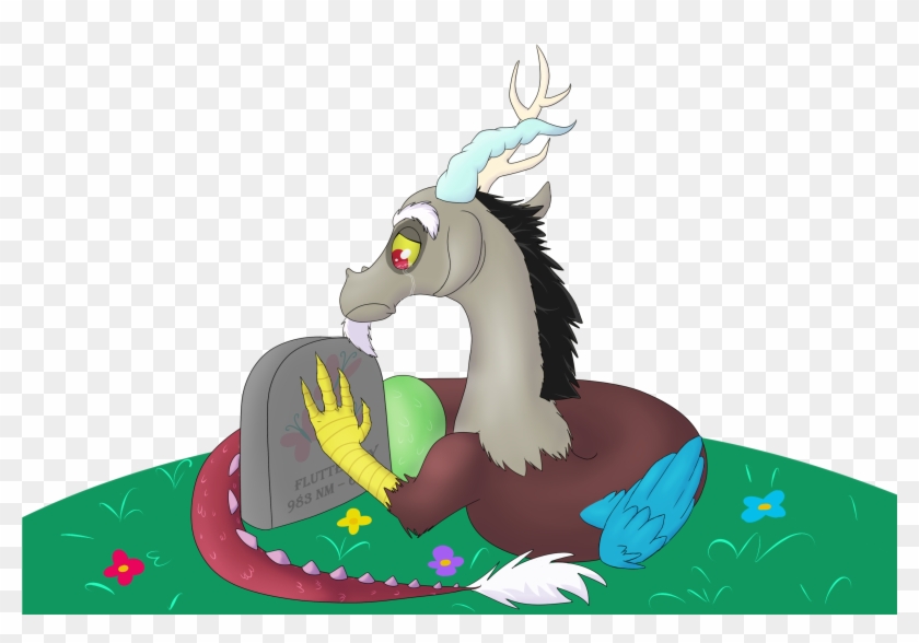 Xonxt, Crying, Death, Discord, Fluttershy, Grave, Immortality - Discord Sad #956014