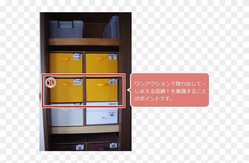 ワンアクションで収納できる - Cabinetry #956108