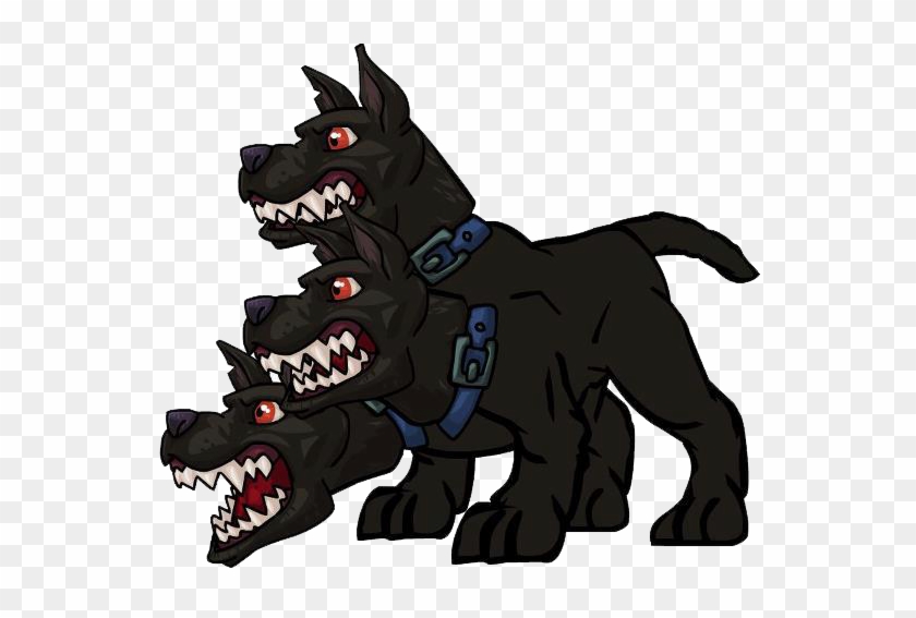 Cute Cartoon Baby Wolf Download - Cerberus Png #956569