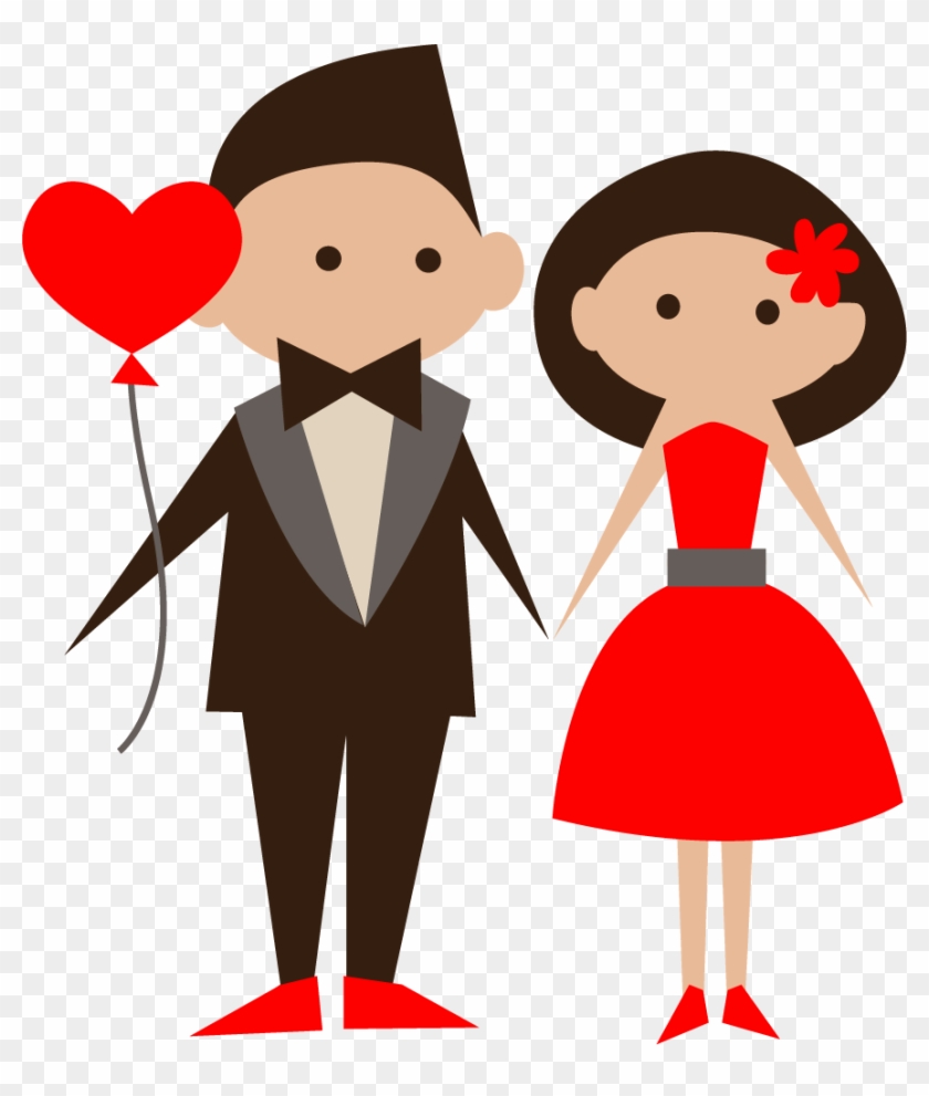 Event Management Wedding - Hình Cô Dâu Chú Rể Vector #956610