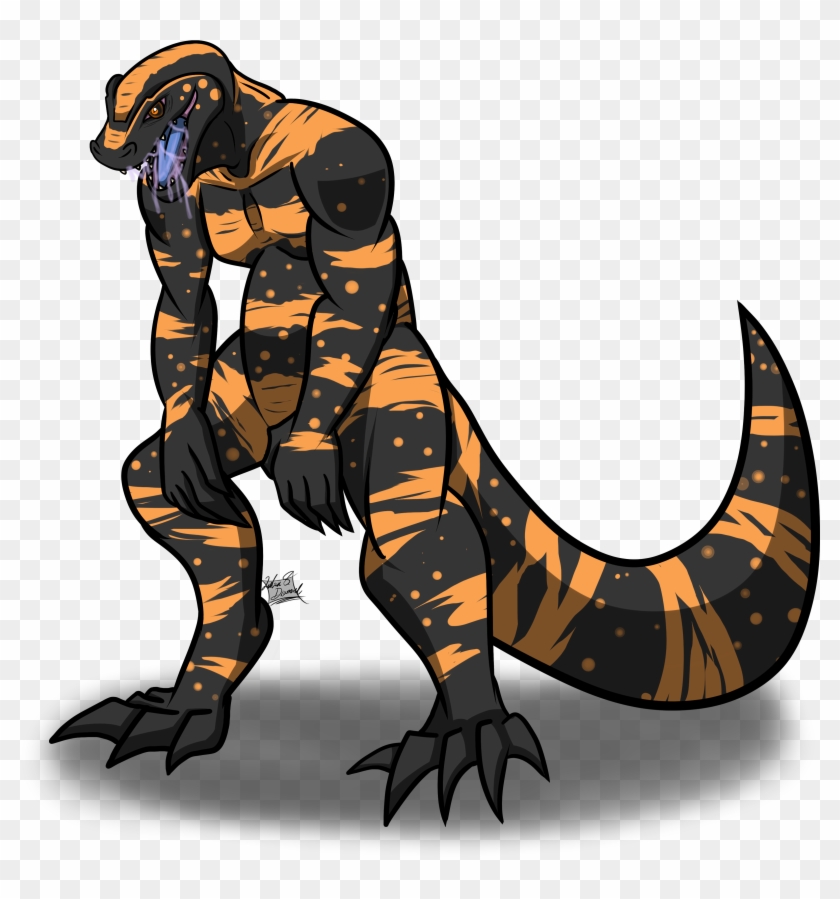 Gila Man By Azure-arts - Draw A Gila Monster #957193