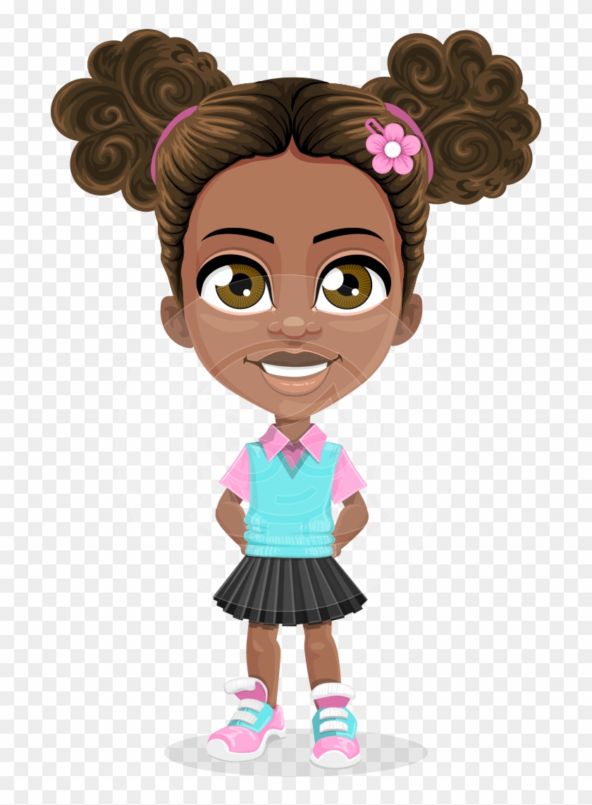 Cartoon Kids Little Girl And Boy Royalty Free Vector - Little Girl Cartoon Png #957658