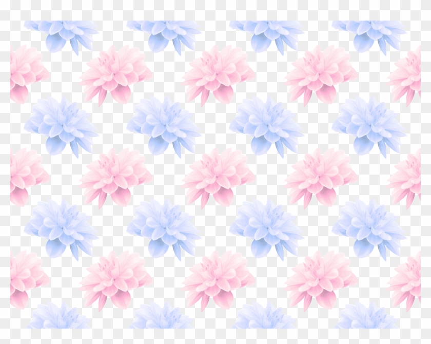 Blue And Pink Flowers Vector Clipart Image Free Stock - Clip Art #958173