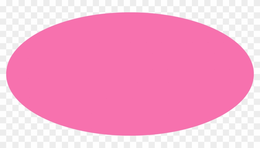 Pink Oval Clipart - Colors Circle Transparent #958514