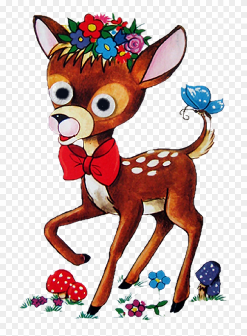 Reindeer Wildlife Character Clip Art - Cartoon #958549