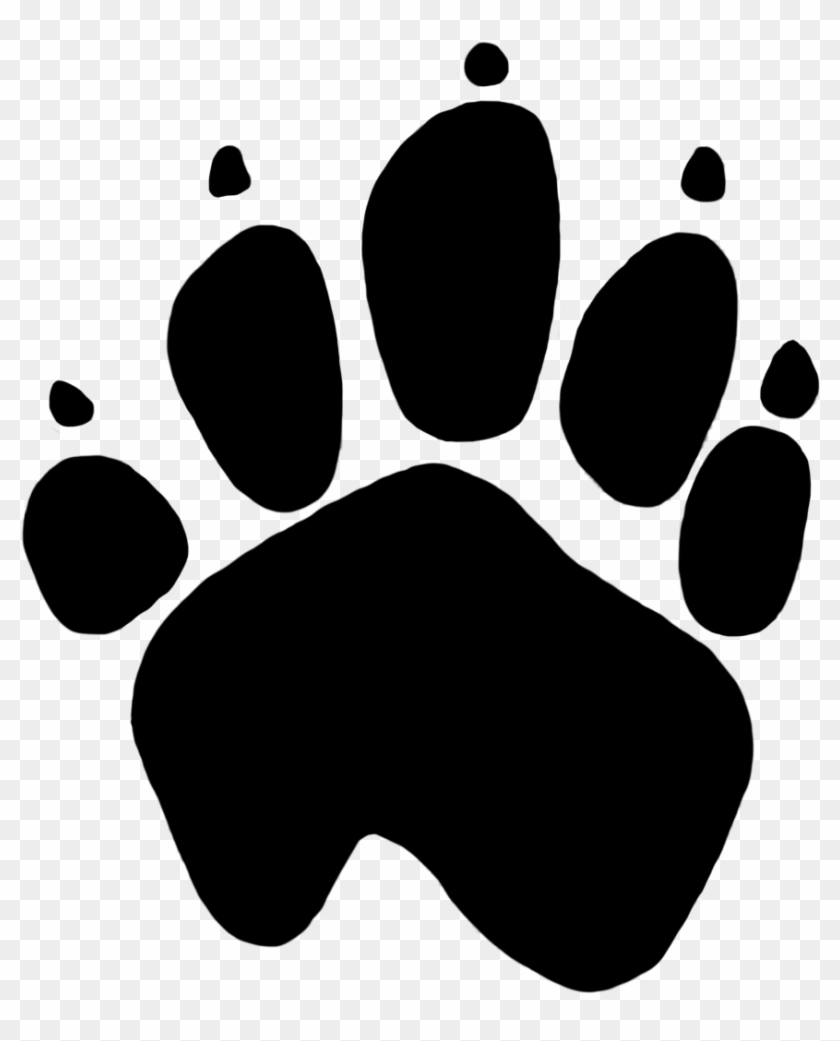 Paw Prints Clipart - Dog Paw Print Transparent #958734