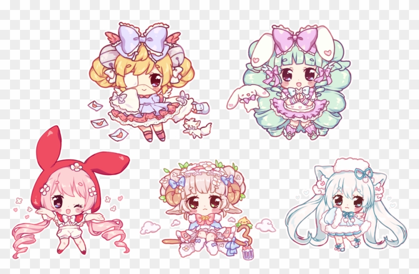 Popcorn Chibi Commissions By Kaeryi Popcorn Chibi Commissions - Cartoon #959244