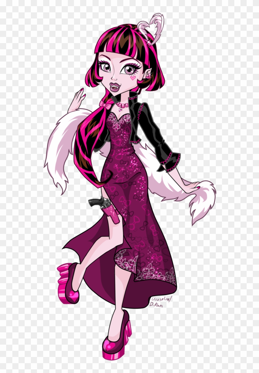 Draculaura Mafia High Monster High Illustration By - Imágenes De Monster High Draculaura #959713
