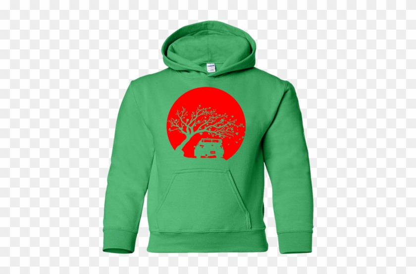 Subaru Cherry Tree Youth Pullover Hoodie - Cute Dabbing Around The Christmas Tree Santa Swag Youth #959794