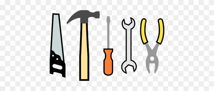 Saw, Hammer, Screwdriver, Wrench, Pliers - Hammer Saw Screwdriver #960368