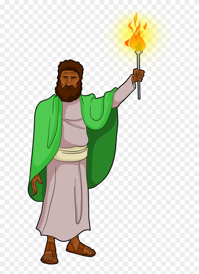 Ancient Israelite Torch Holder - Bible #960866