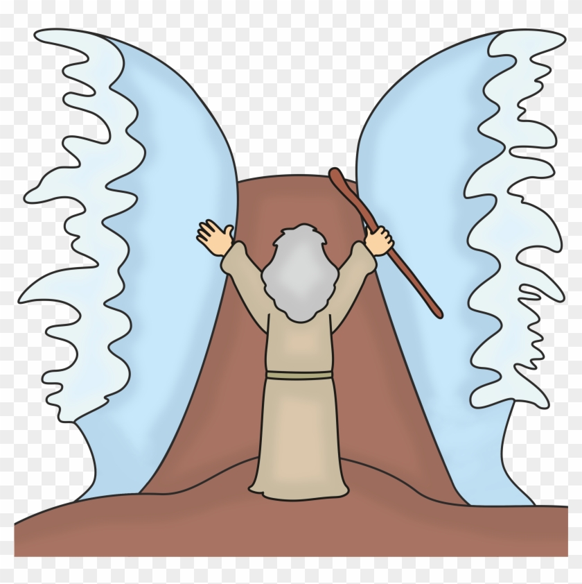 Junio 2015 Elegante Dibujos Para Colorear De Niños - Moises Abrio El Mar Dibujo #961043