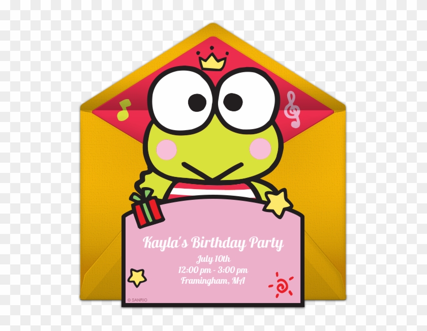 Keroppi Online Invitation - Keroppi #961058
