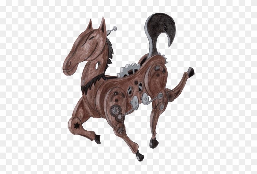 Cheval Mécanique - Clip Art #961240