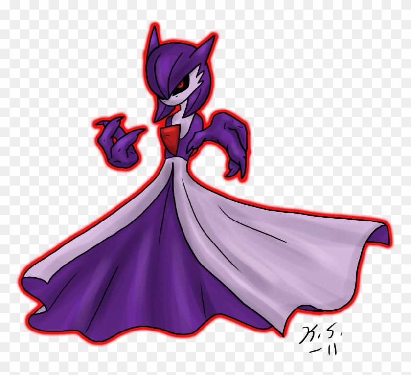 Haunter Gardevoir Hybrid By The Clockwork Crow - Gardevoir And Haunter Fusion #961632