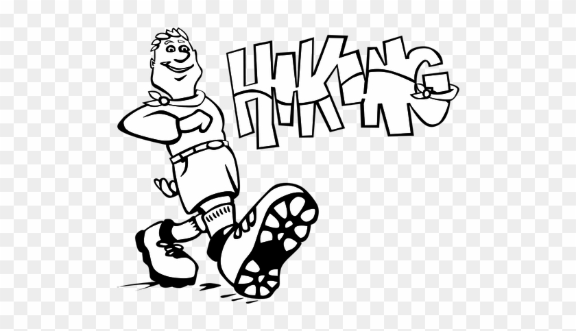 Hiking Guy Vector Drawing Public Domain Vectors - Whatsapp Dp Of Boy Attitude #962064